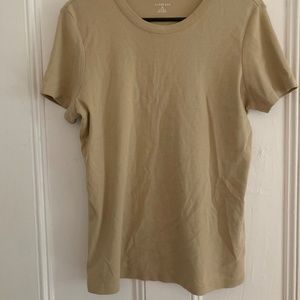 Land's end plain tan T shirt